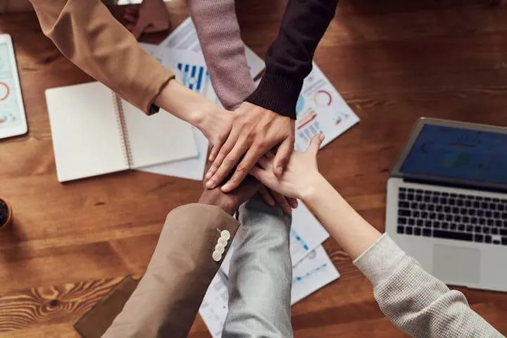 Team im Büro